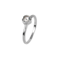 Preview: Jacques Lemans SE-R157A56 Damen Ring Gr. 56 Sterlingsilber mit White Topaz